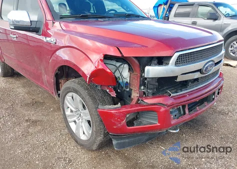 2018 Ford F-150 Platinum из США, поврежденный, VIN 1FTEW1EG9JFC62856